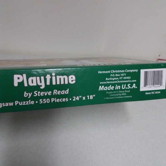 Vermont puzzle 550  Playtime 24×18" used all pieces there - Picture 2 of 2